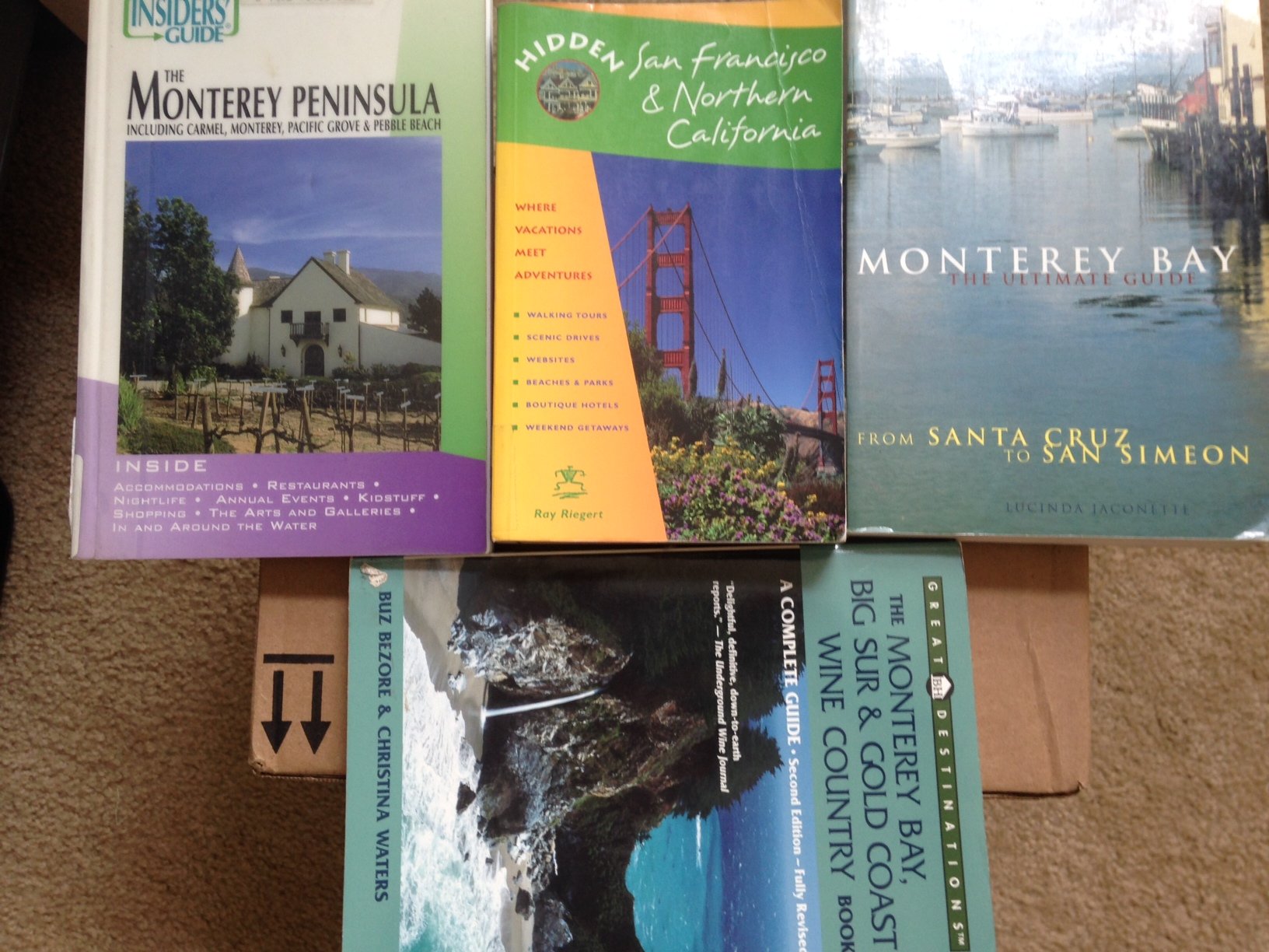 The Monterey Bay, Big Sur, & Gold Coast Wine Country Book: A Complete Guide, Second Edition (A Great Destinations Guide),Used