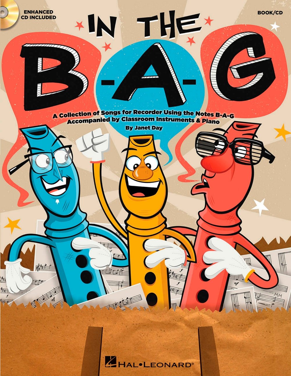 In the BAG: Collection of Songs for Recorder Using the Notes BAG, A,Used