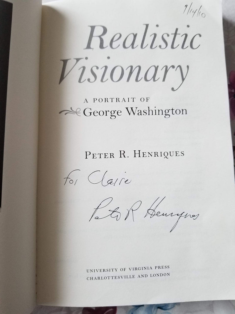 Realistic Visionary: A Portrait Of George Washington,New