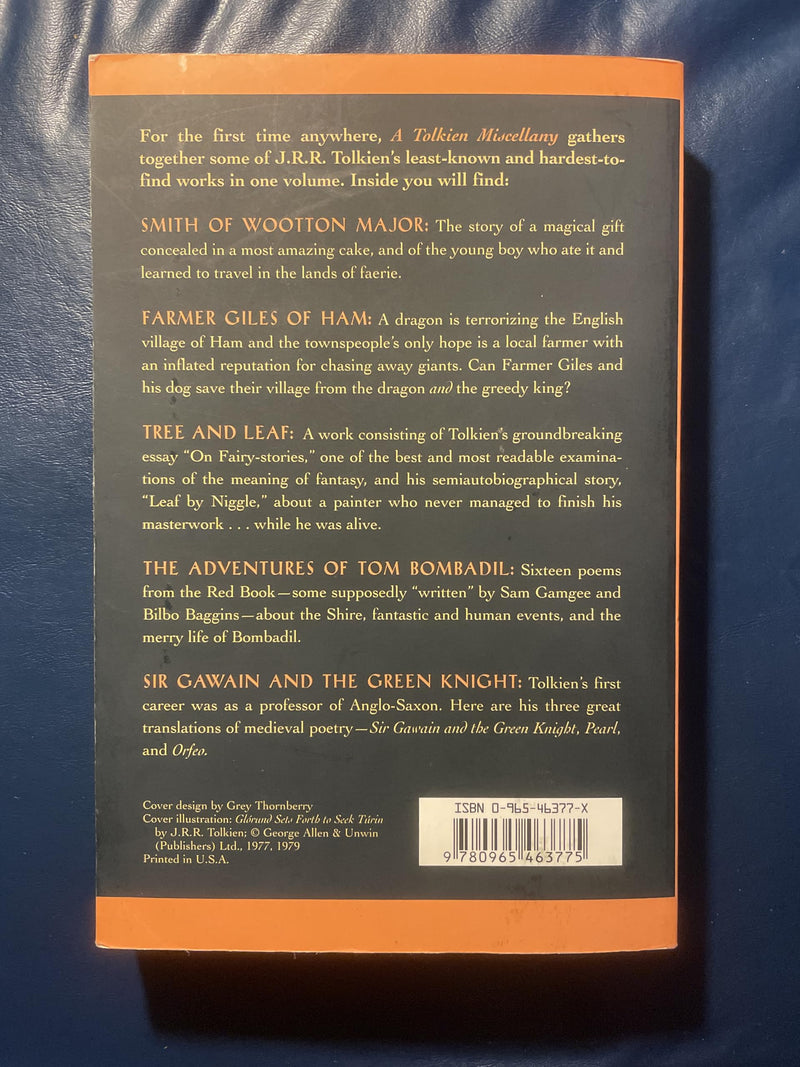 A Tolkien Miscellany,Used