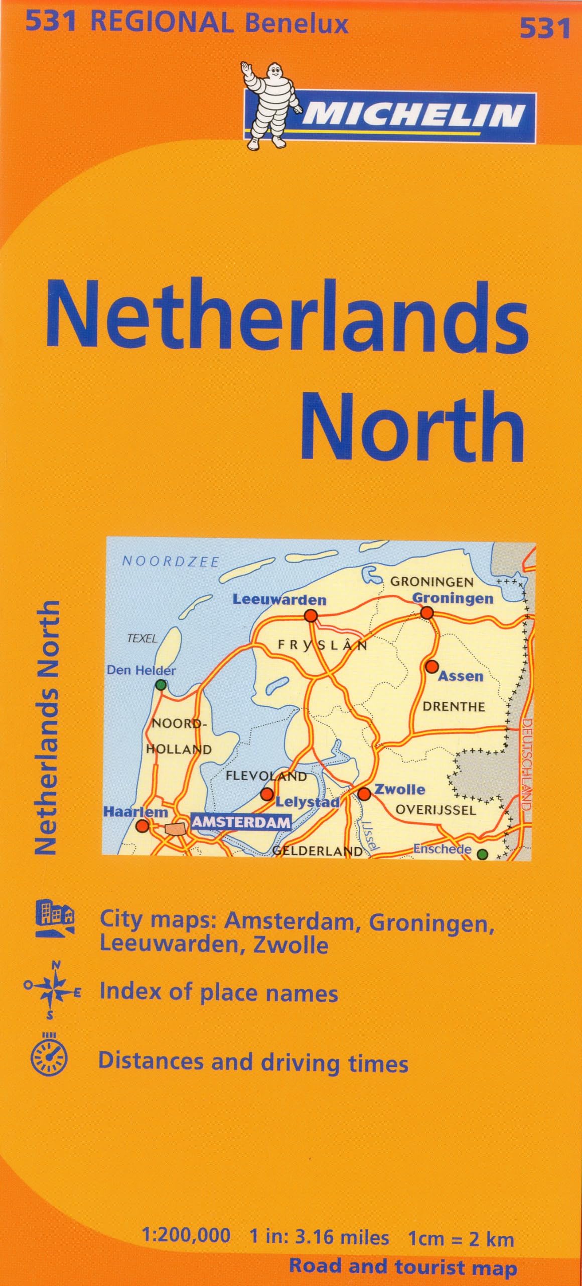 Michelin Netherlands: North Map 531 (Maps/Regional (Michelin)),Used