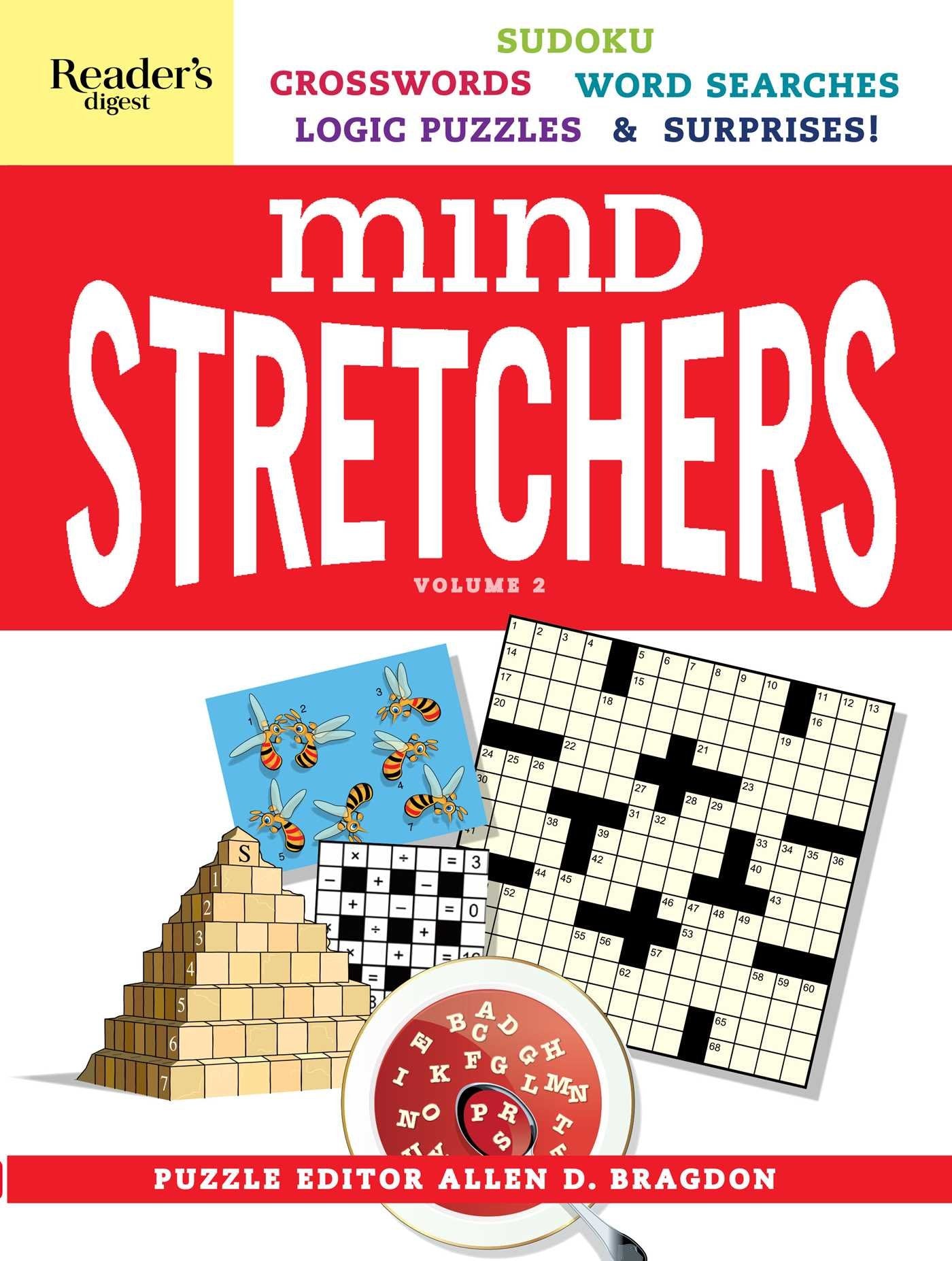 Reader's Digest Mind Stretchers Puzzle Book Vol.2: Number Puzzles, Crosswords, Word Searches, Logic Puzzles & Surprises (2),New