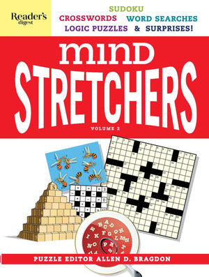 Reader's Digest Mind Stretchers Puzzle Book Vol.2: Number Puzzles, Crosswords, Word Searches, Logic Puzzles & Surprises (2),New