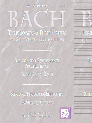 Bach: Three Sonatas and Three Partitas for Solo Violin: Bwv 10011006,Used