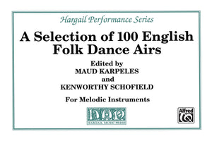 A Selection Of 100 English Folk Dance Airs: Part(S) (Hargail Performance Series),New