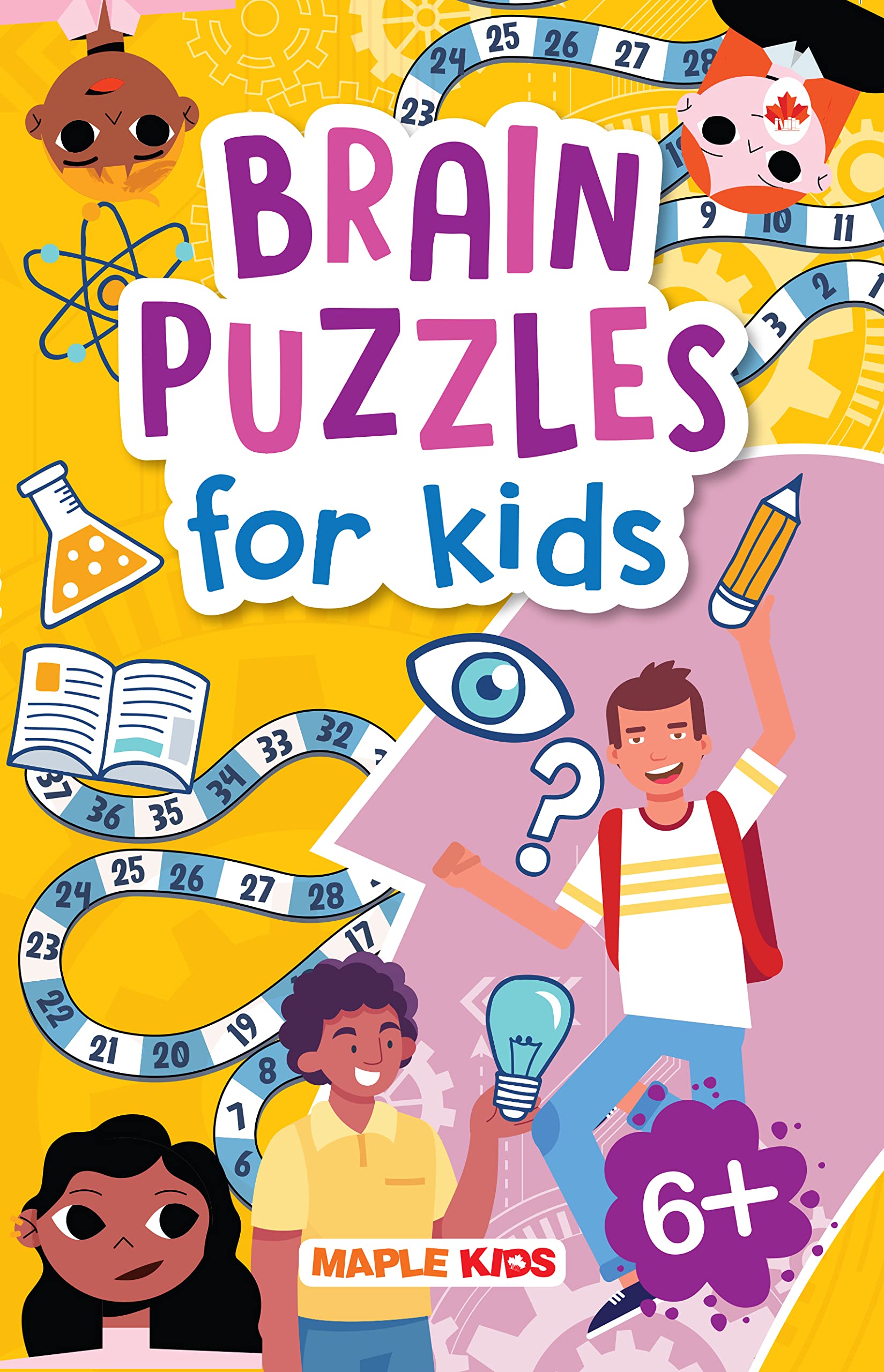 Brain Games For Kids - Brain Teasers And Puzzles - Age 6+ - Brain Boosting Activity Book - Activities For Cognitive Development - Brilliant Brain Activities For Children