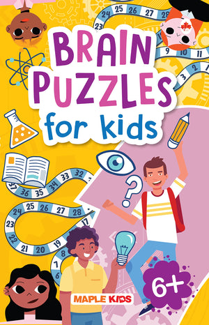Brain Games For Kids - Brain Teasers And Puzzles - Age 6+ - Brain Boosting Activity Book - Activities For Cognitive Development - Brilliant Brain Activities For Children