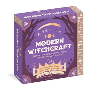 A Year Of Modern Witchcraft Pageaday Calendar 2024: Spells To Help Bring Happiness, Healing, And Abundance To Your Life