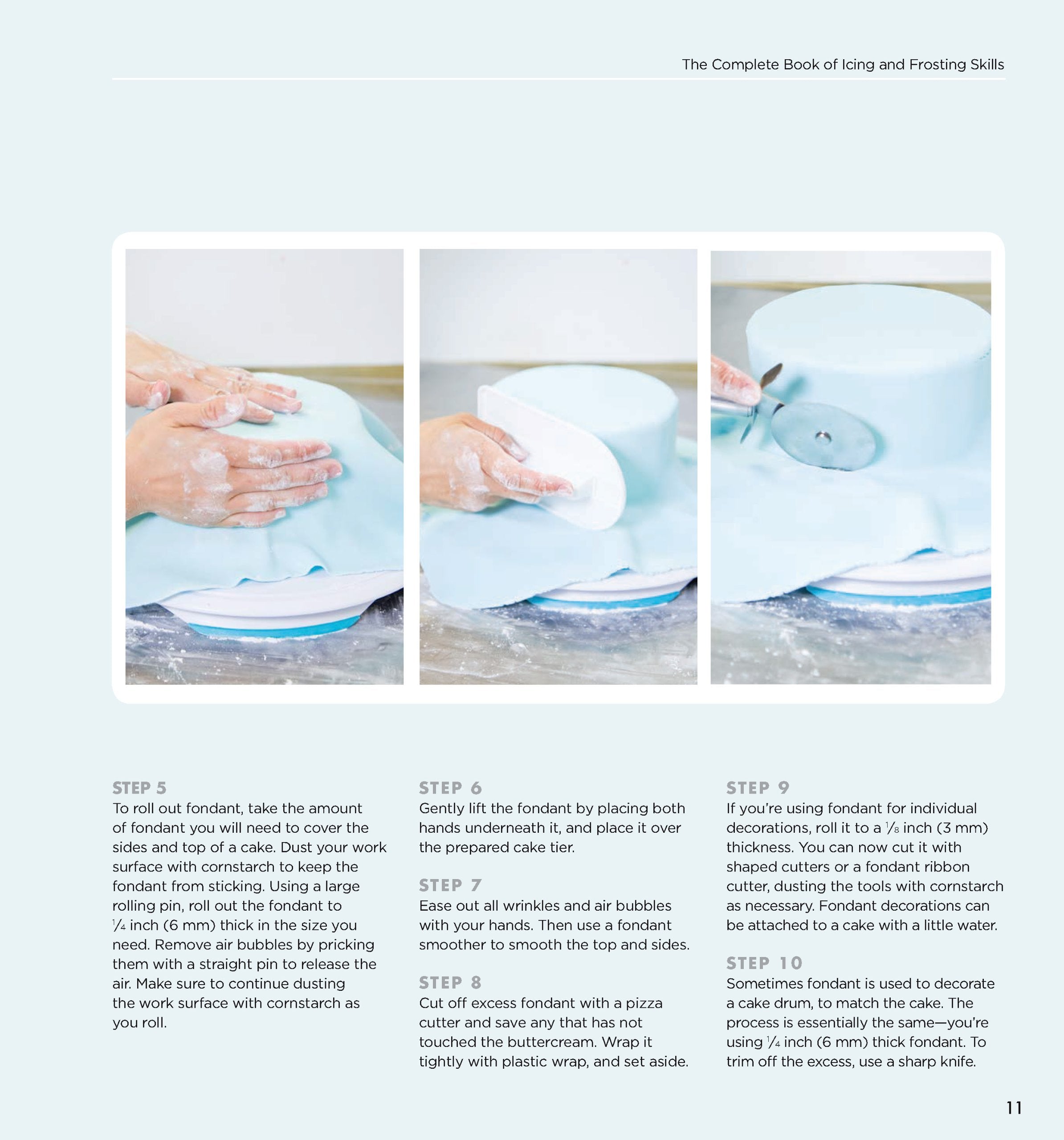 The Complete Book of Icing, Frosting & Fondant Skills,Used