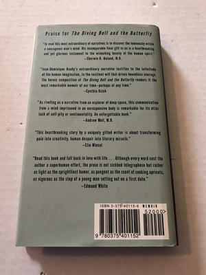 The Diving Bell And The Butterfly: A Memoir Of Life In Death,New