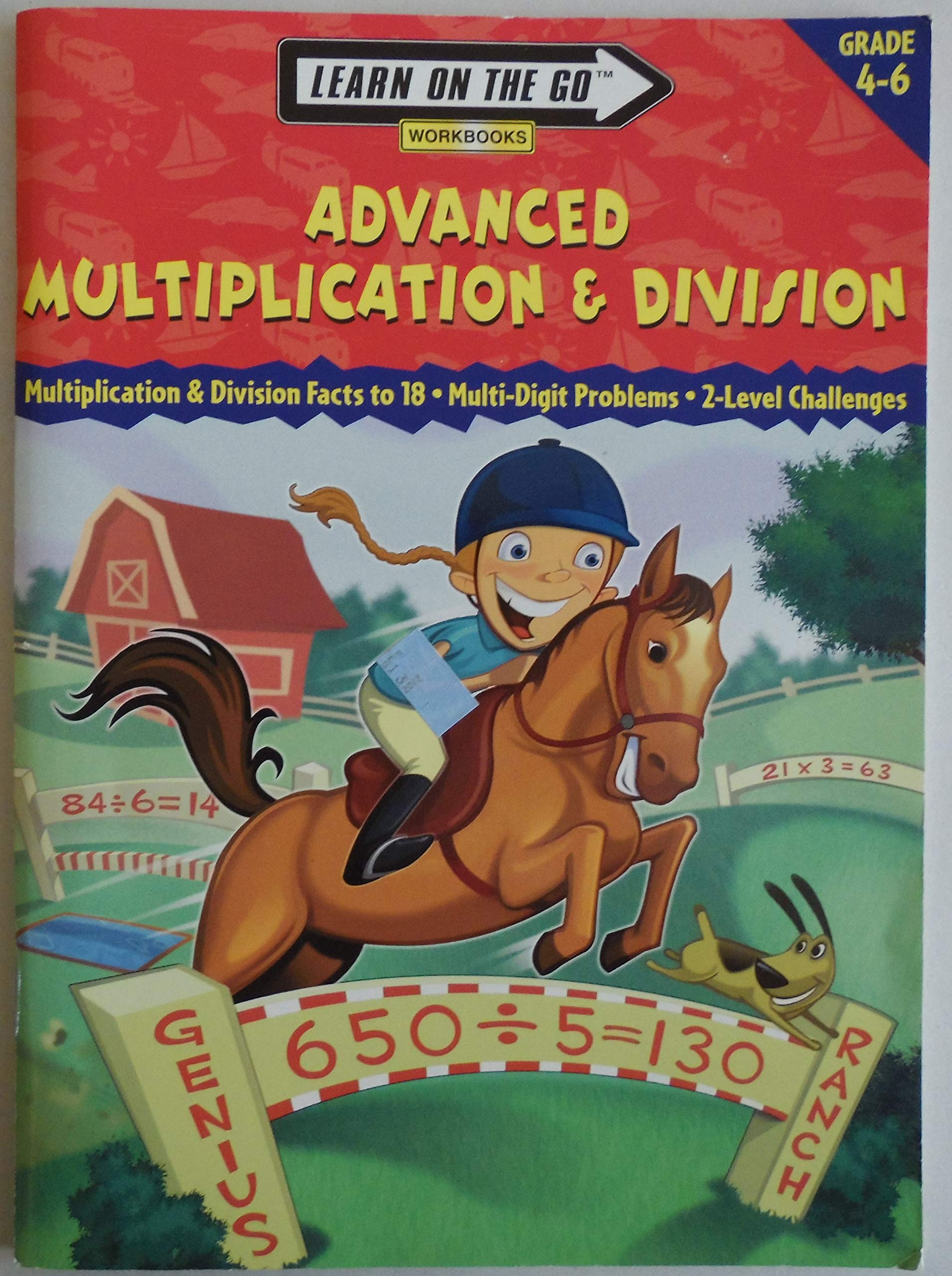 Advanced Multiplication & Division (Learn on the Go Grade 4  6),New
