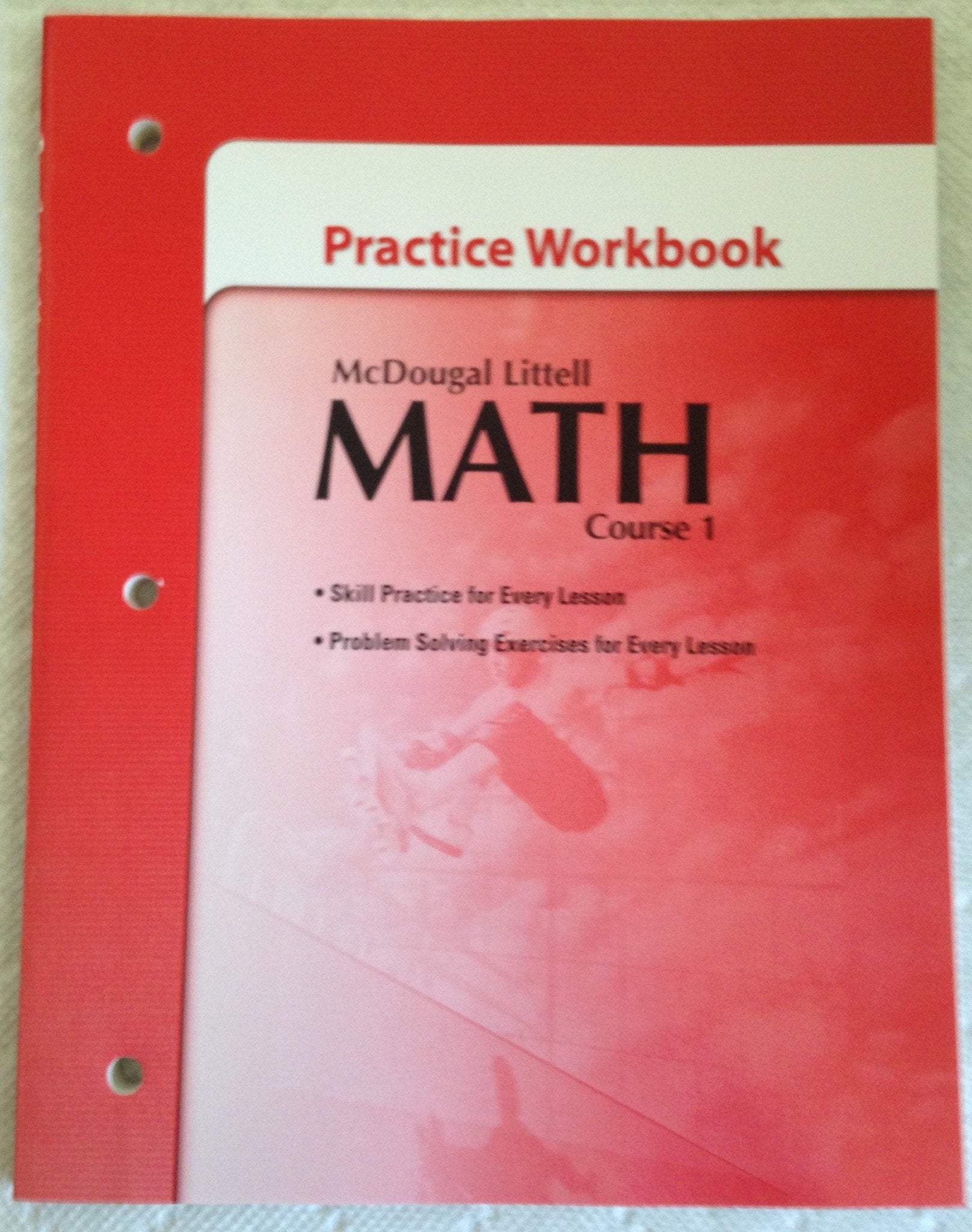 McDougal Littell Math Course 1: Practice Workbook,Used