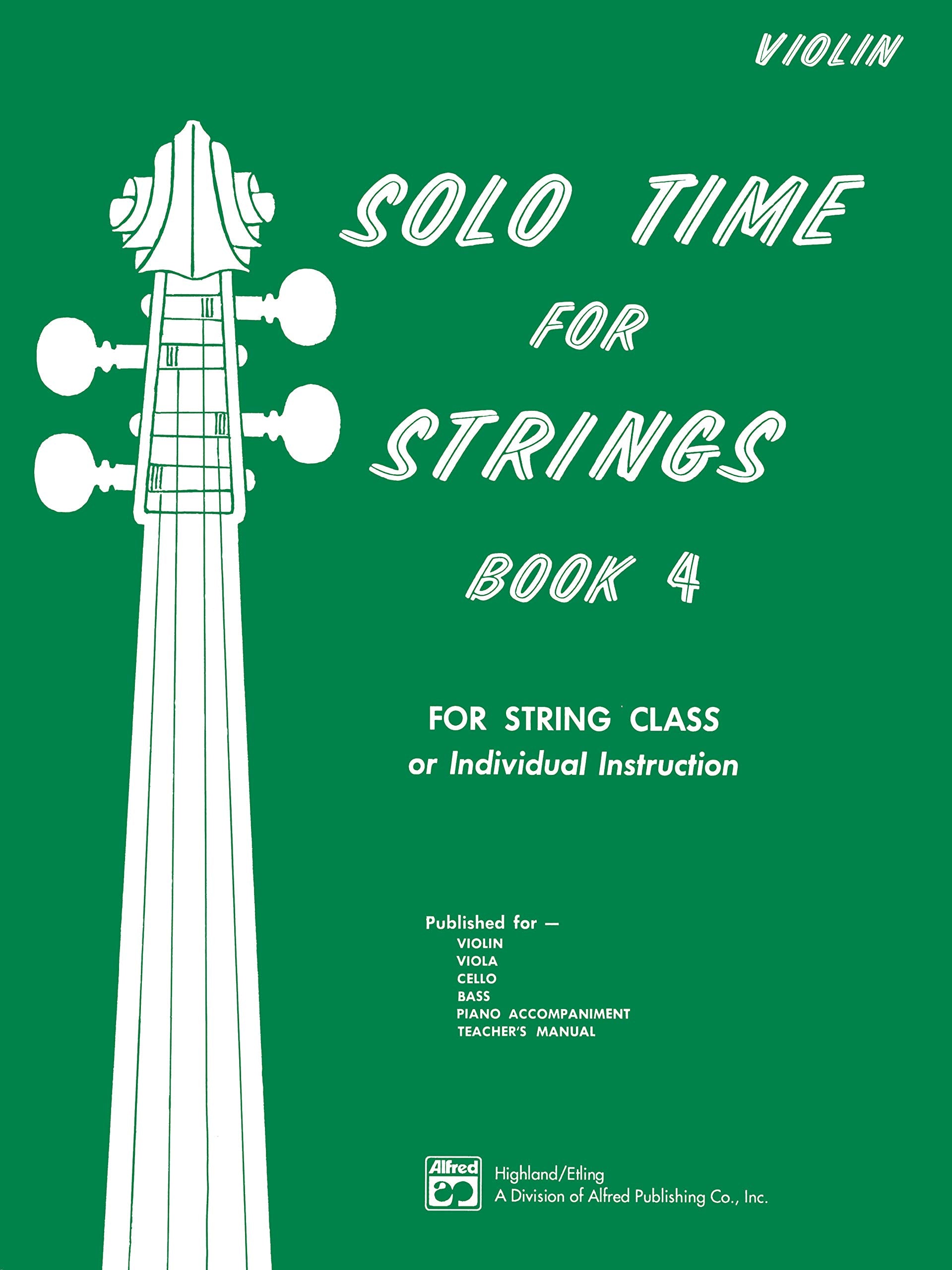 Solo Time for Strings, Bk 4: Violin,Used
