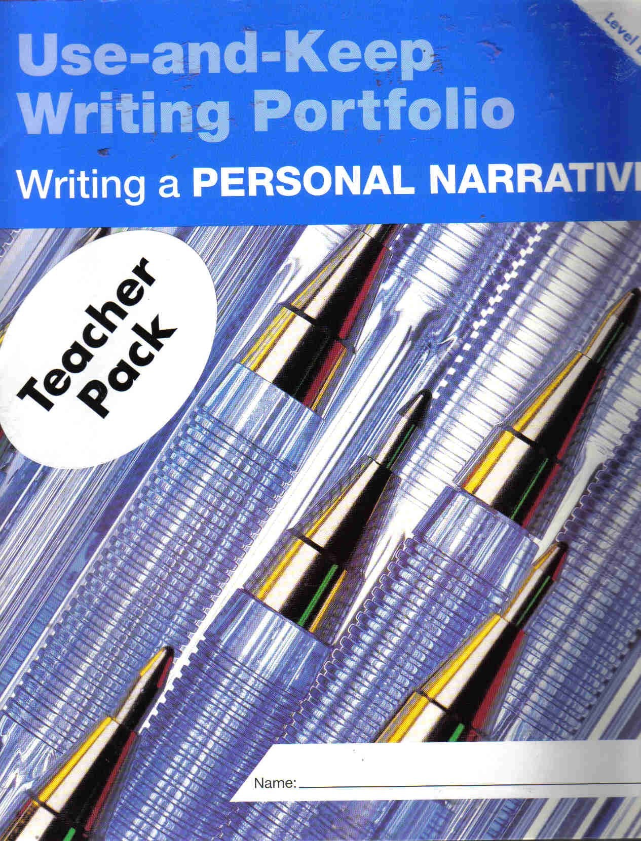 Writing a Narrative: Level A (UseAndKeep Writing Portfolio),Used