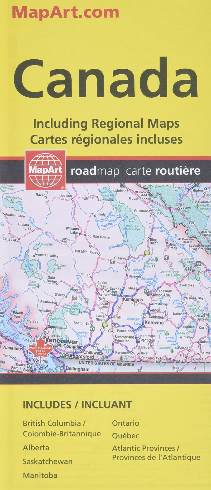 Canada Road Map,Used