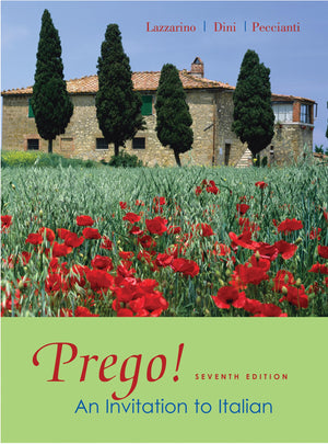 Workbook To Accompany Prego! An Invitation To Italian,New