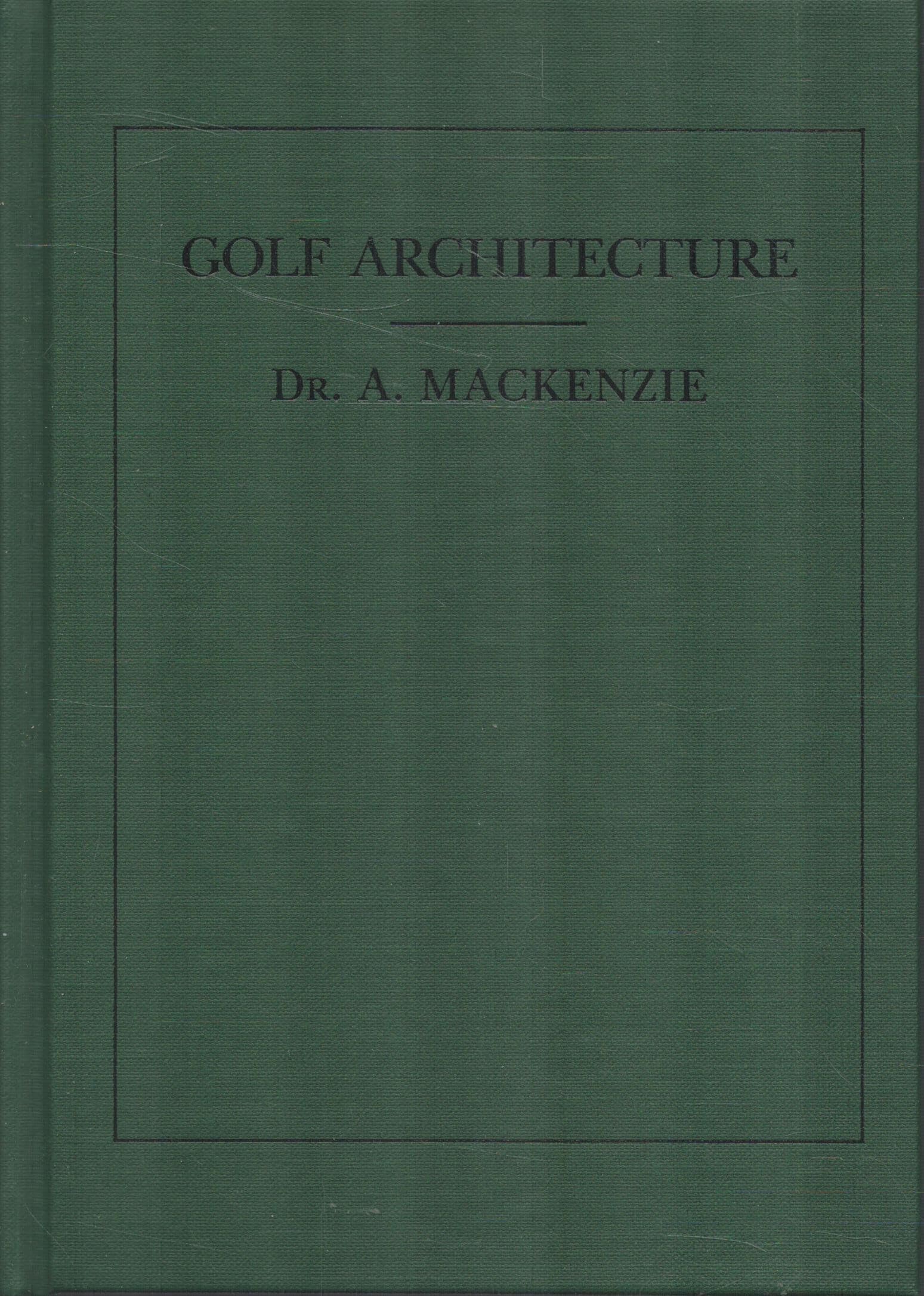 Golf Architecture (Classics Of Golf)-used