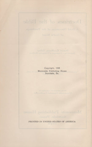 Doctrines of the Bible,Used