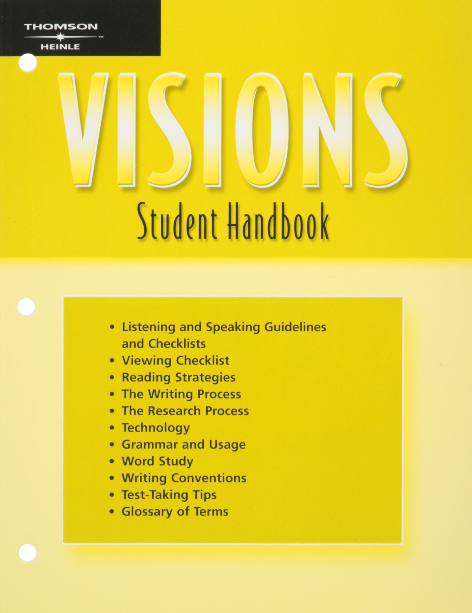 Visions Student Handbook,Used