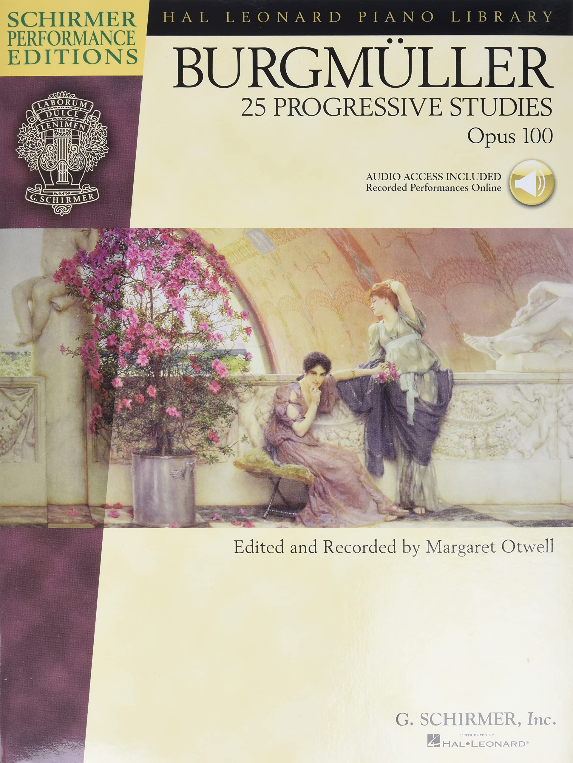 Burgmuller  25 Progressive Studies, Opus 100 Book/Online Audio (Schirmer'S Library Of Musical Classics),Used