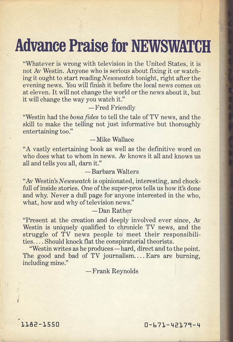 Newswatch: How Television Decides the News,Used