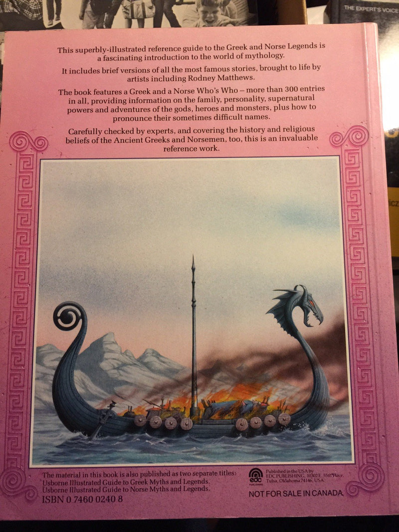 The Usborne Book of Greek and Norse Legends,Used
