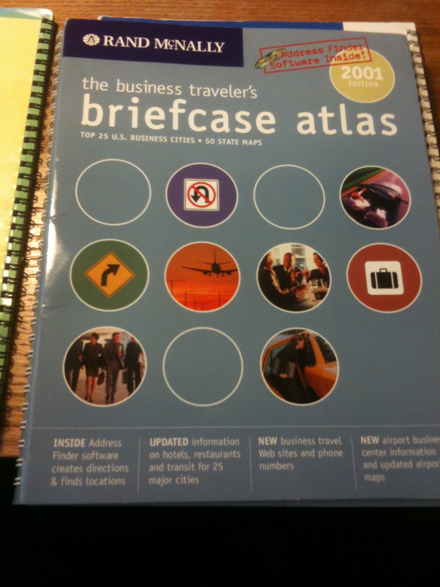 Rand Mcnally Business Traveler's Briefcase Atlas, 2001,Used
