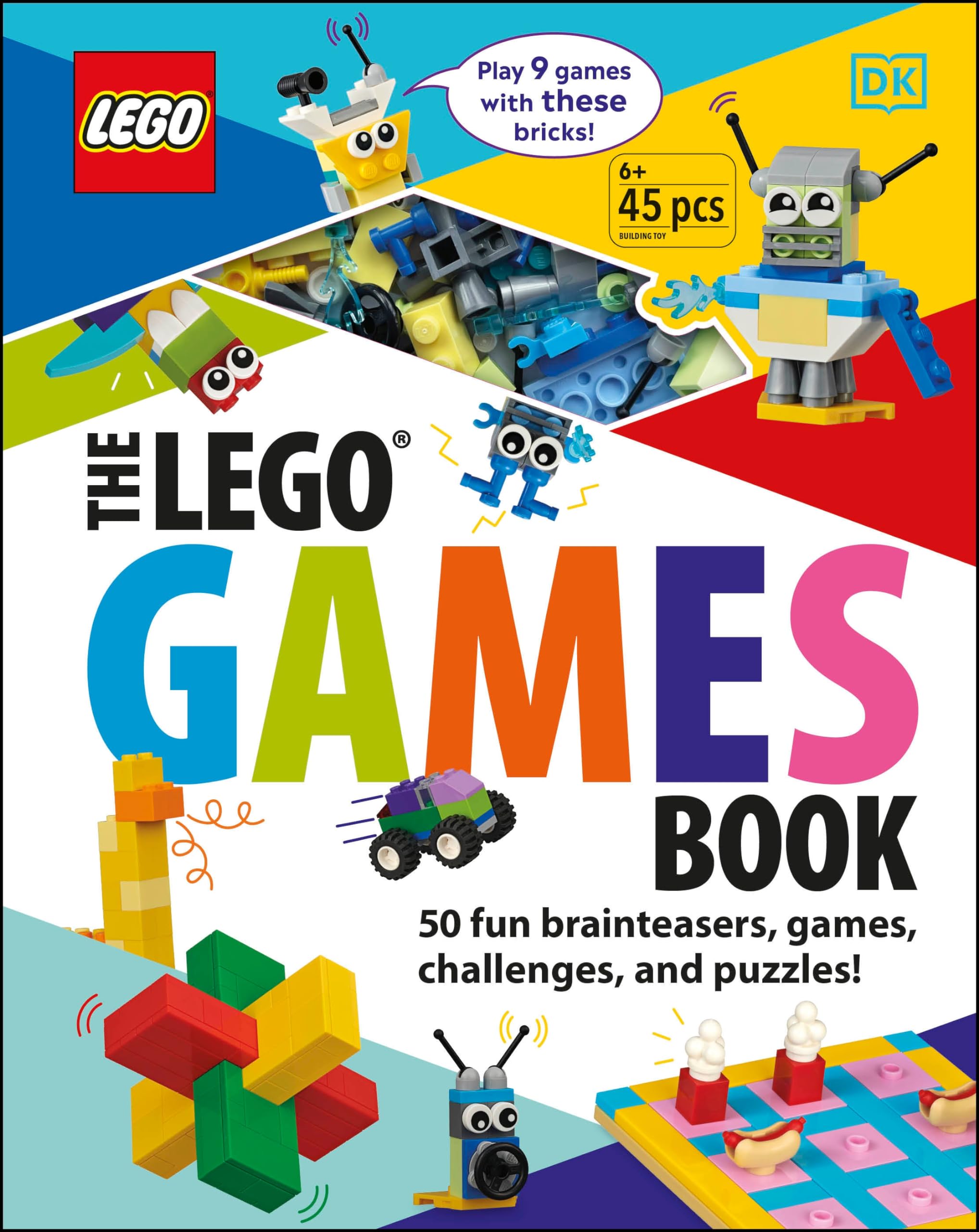 The LEGO Games Book: 50 Fun Brainteasers, Games, Challenges, and Puzzles!,New