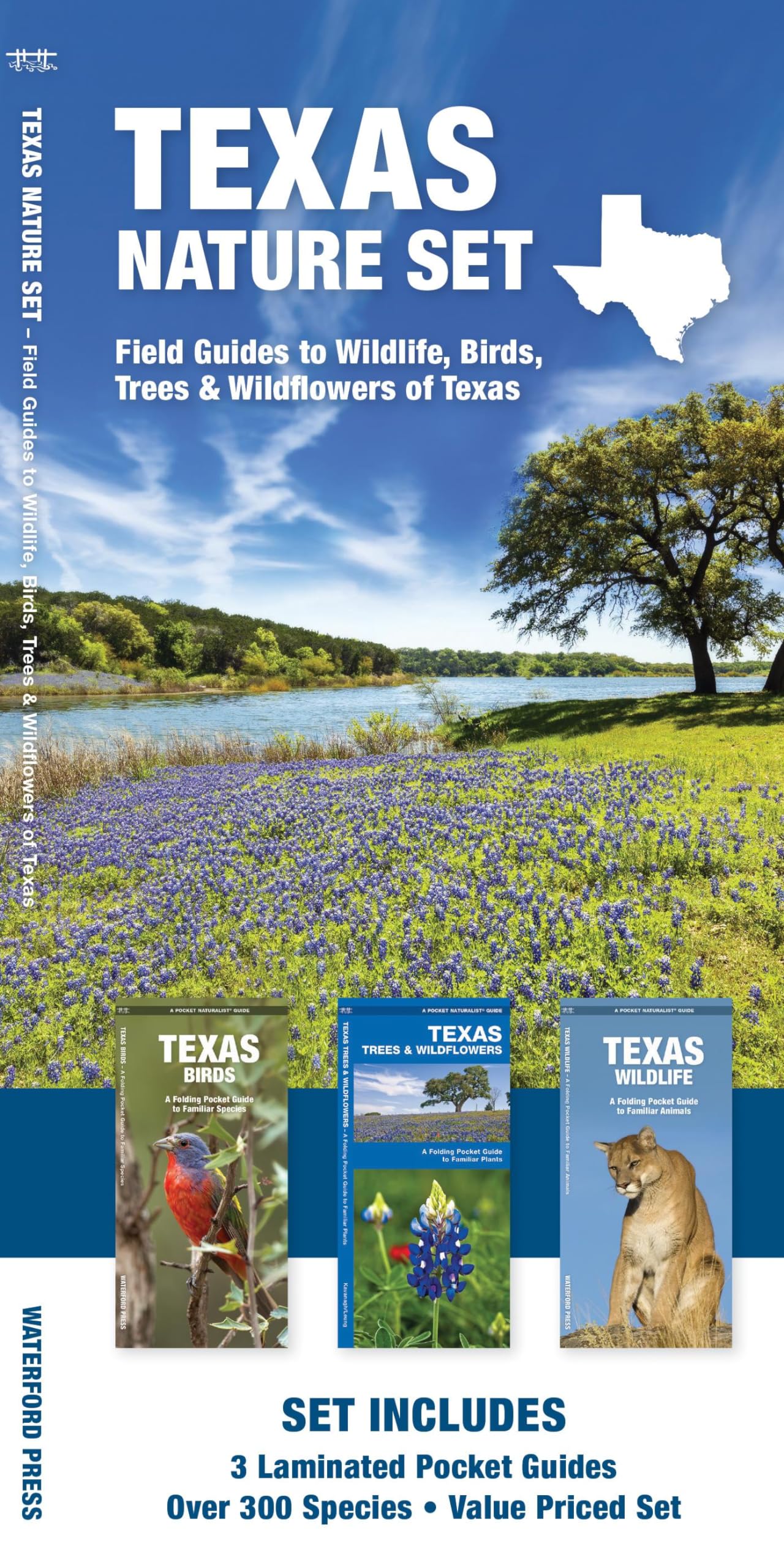 Texas Nature Set: Field Guides To Wildlife, Birds, Trees & Wildflowers Of Texas (Nature Observation North America),New