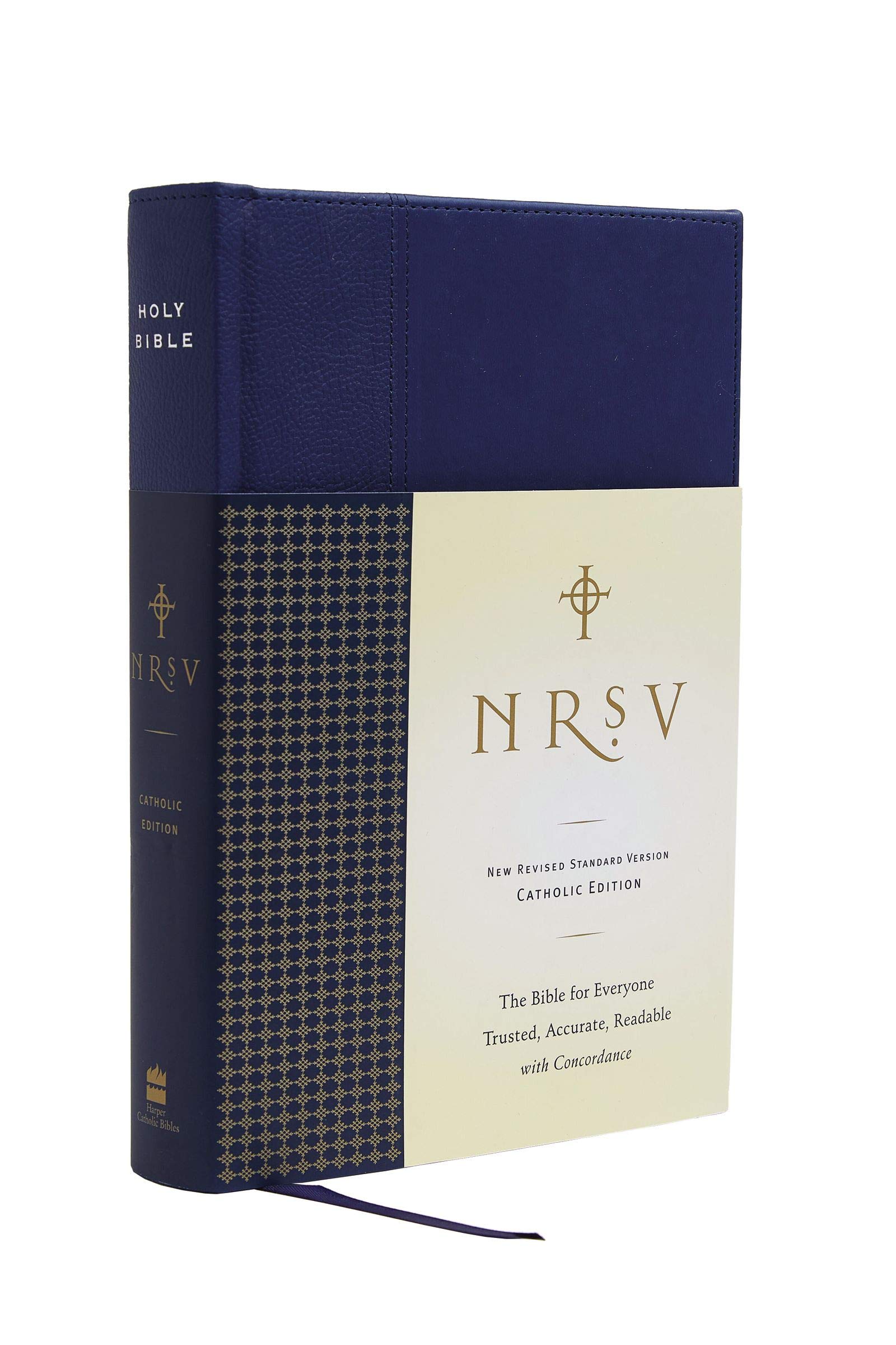 NRSV, Standard Catholic Edition Bible, Anglicized, Hardcover, Navy/Blue: The Bible for Everyone: Trusted, Accurate, Readable,New