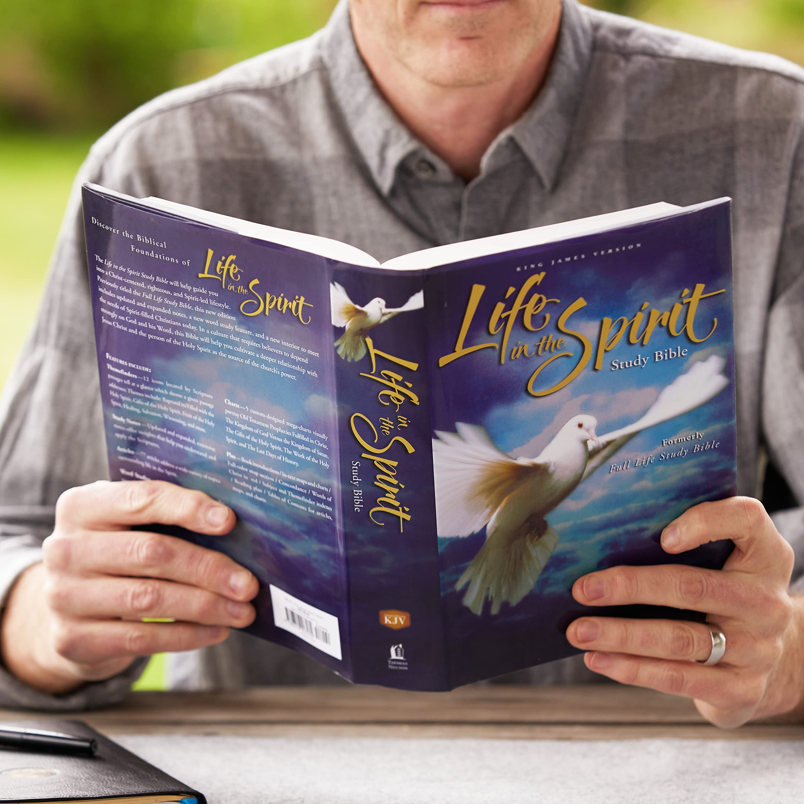 KJV, Life in the Spirit Study Bible, Hardcover, Red Letter: Formerly Full Life Study,Used