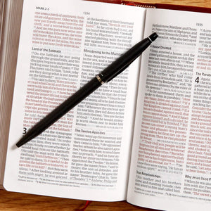 CSB Large Print Compact Reference Bible, Brown LeatherTouch,Used