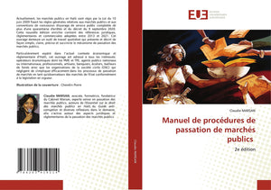 Manuel de proc?ures de passation de march? publics: 2e ?ition (French Edition),Used