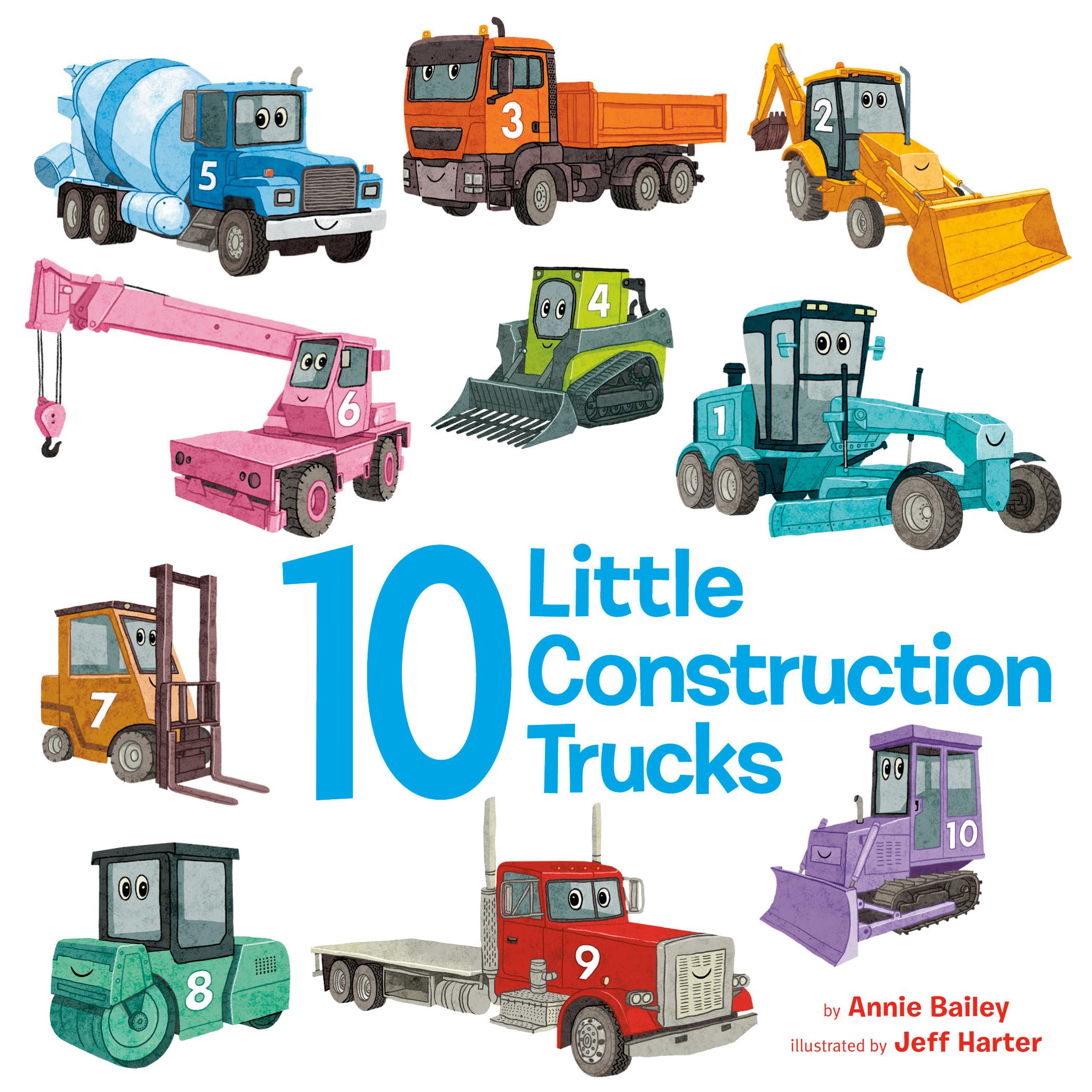 10 Little Construction Trucks (10 Little Vehicles),Used