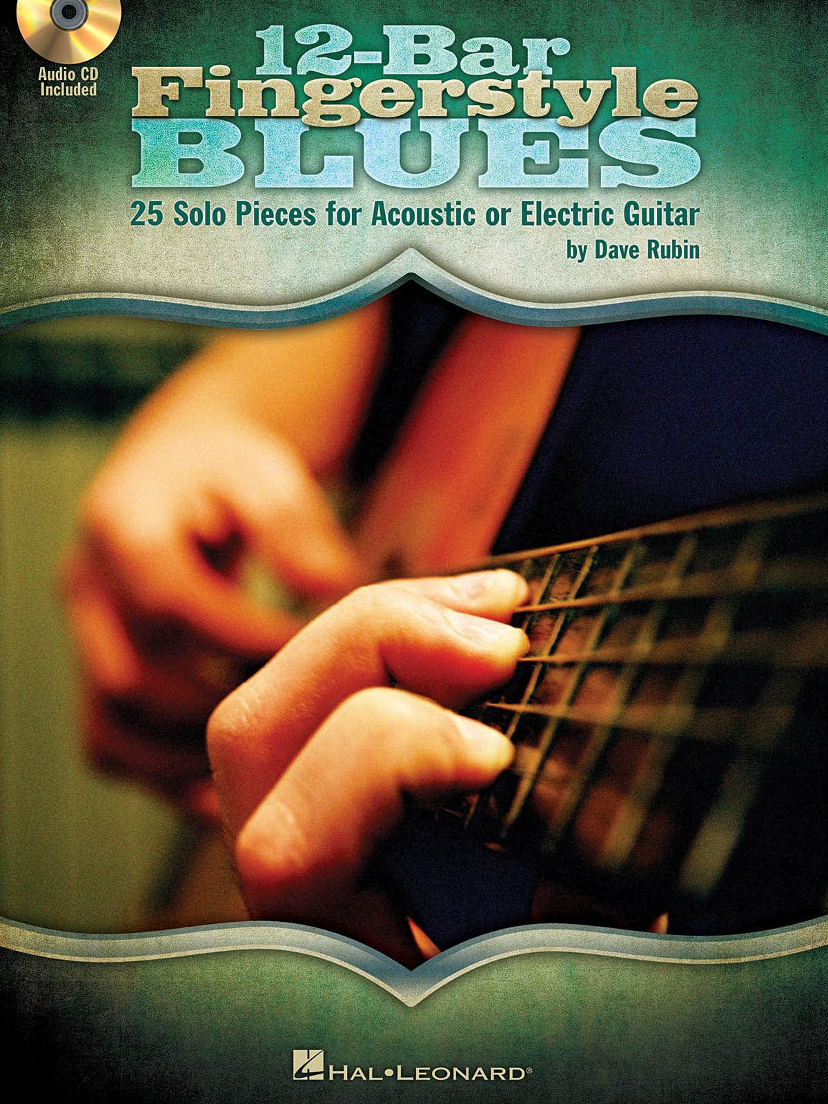 12Bar Fingerstyle Blues: 25 Solo Pieces for Acoustic or Electric Guitar,Used