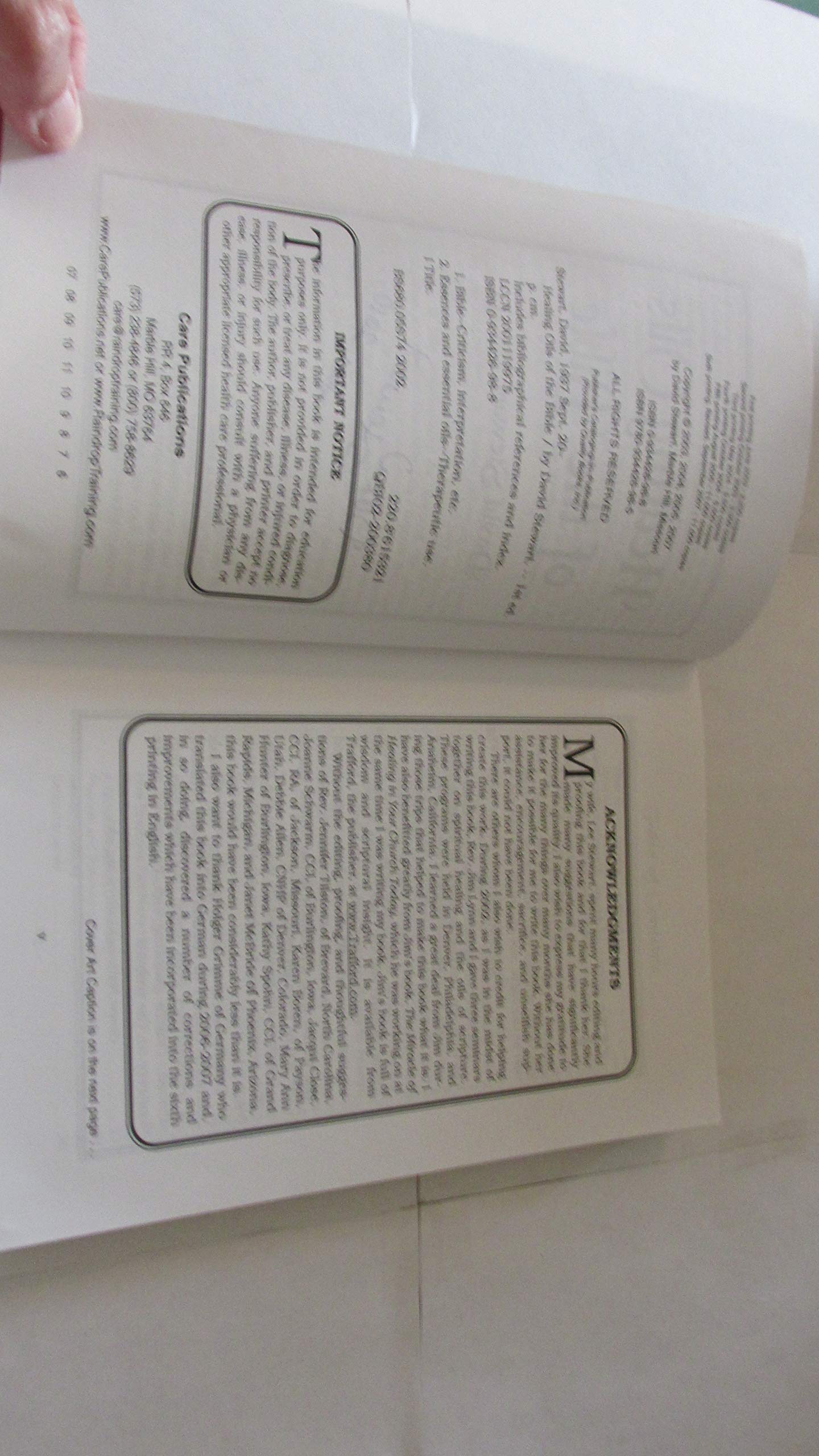 Healing Oils of the Bible,New