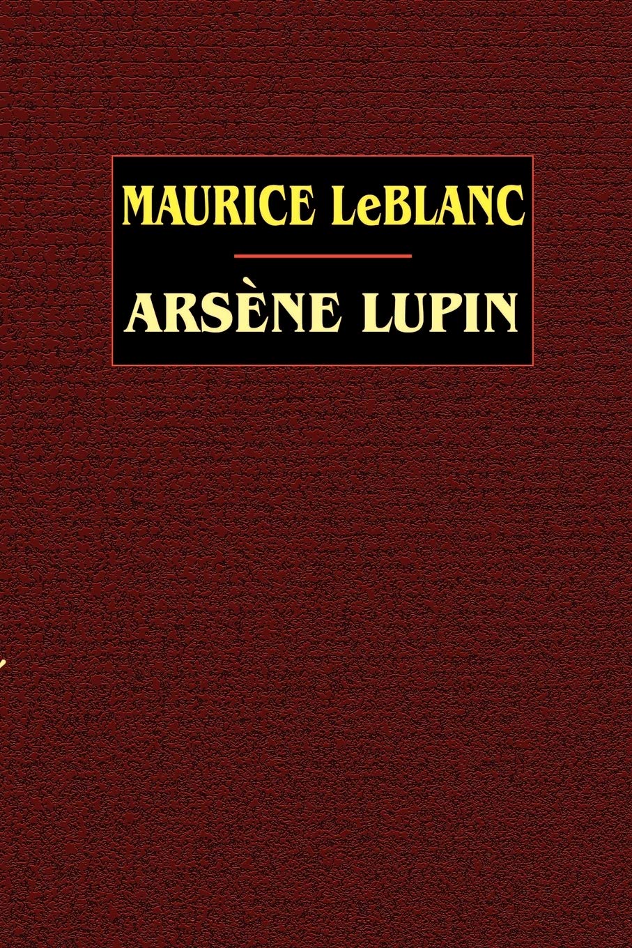 Arsene Lupin,New