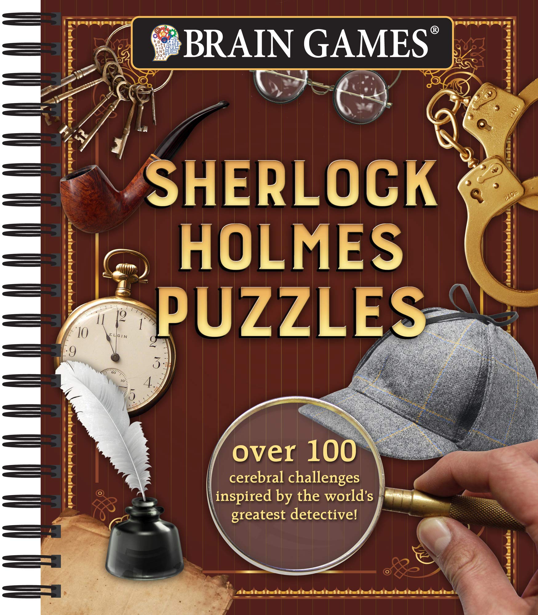 Brain Games  Sherlock Holmes Puzzles (#1): Over 100 Cerebral Challenges Inspired by the World's Greatest Detective! (Volume 1),Used