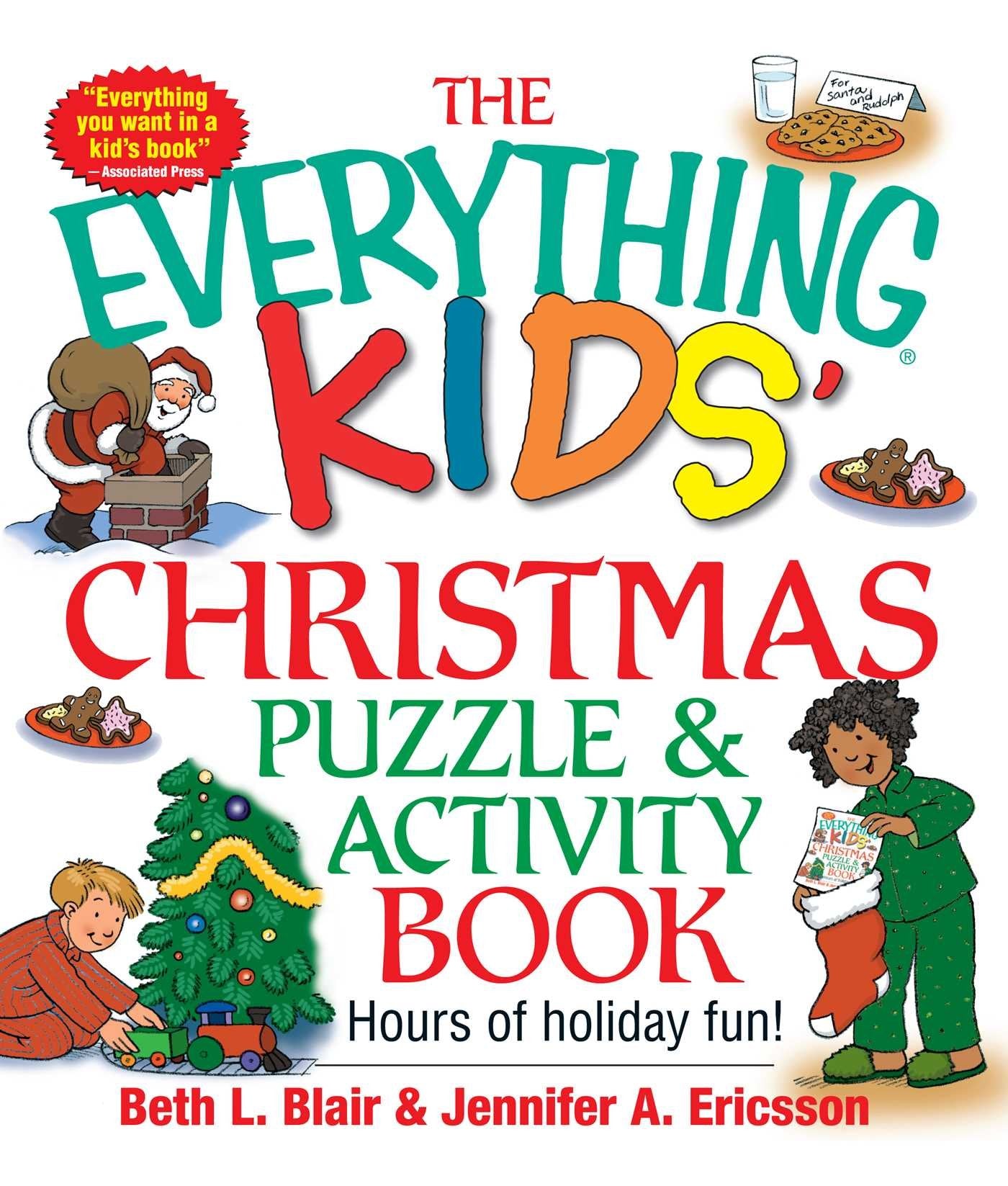 The Everything Kids' Christmas Puzzle And Activity Book: Mazes, Activities, And Puzzles for Hours of Holiday Fun,Used