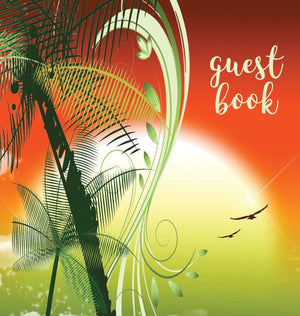 GUEST BOOK (Hardback), Visitors Book, Guest Comments Book, Vacation Home Guest Book, Beach House Guest Book, Visitor Comments Bo,Used