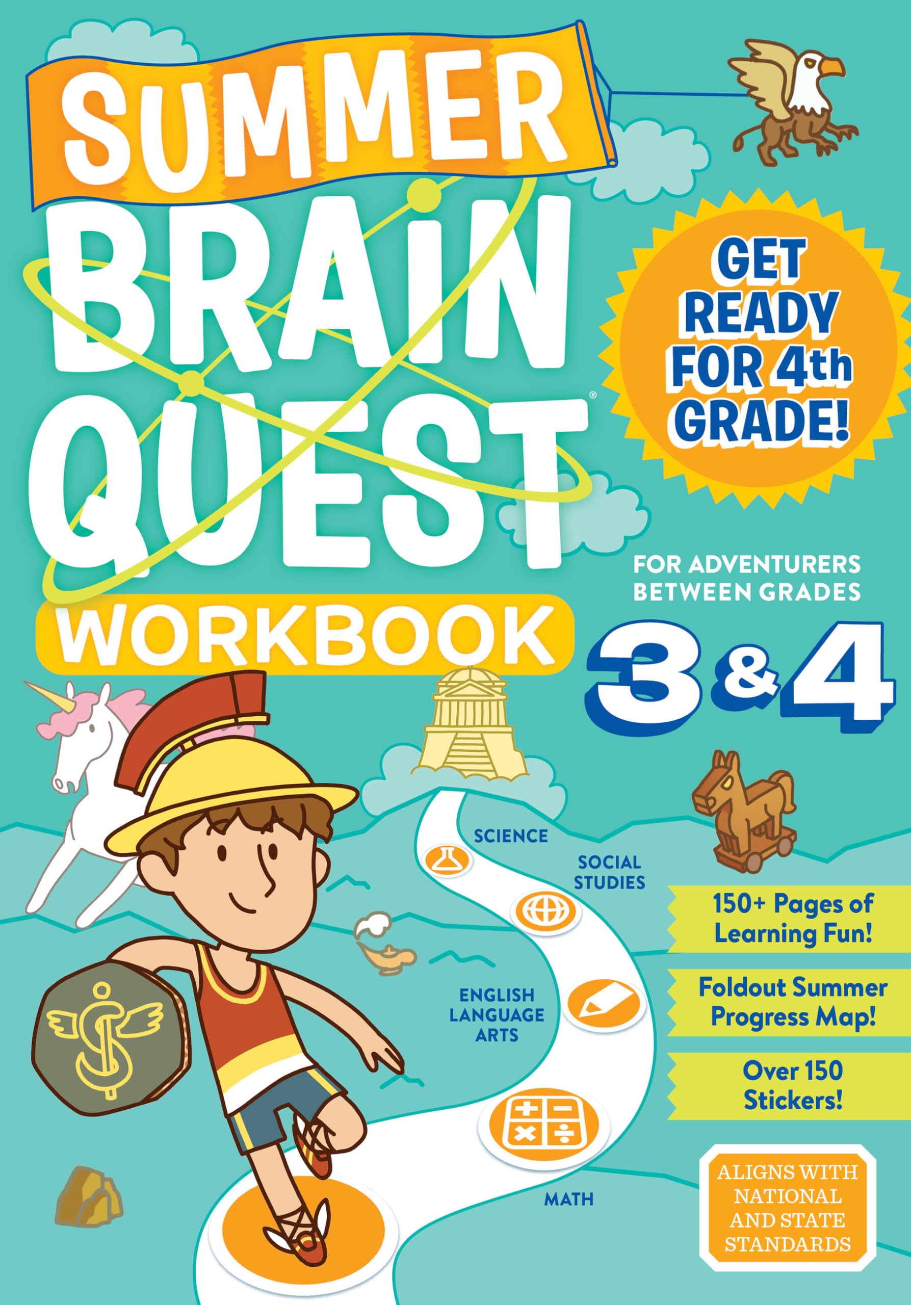 Summer Brain Quest: Between Grades 3 & 4,Used