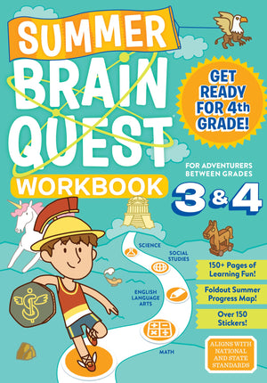 Summer Brain Quest: Between Grades 3 & 4,Used