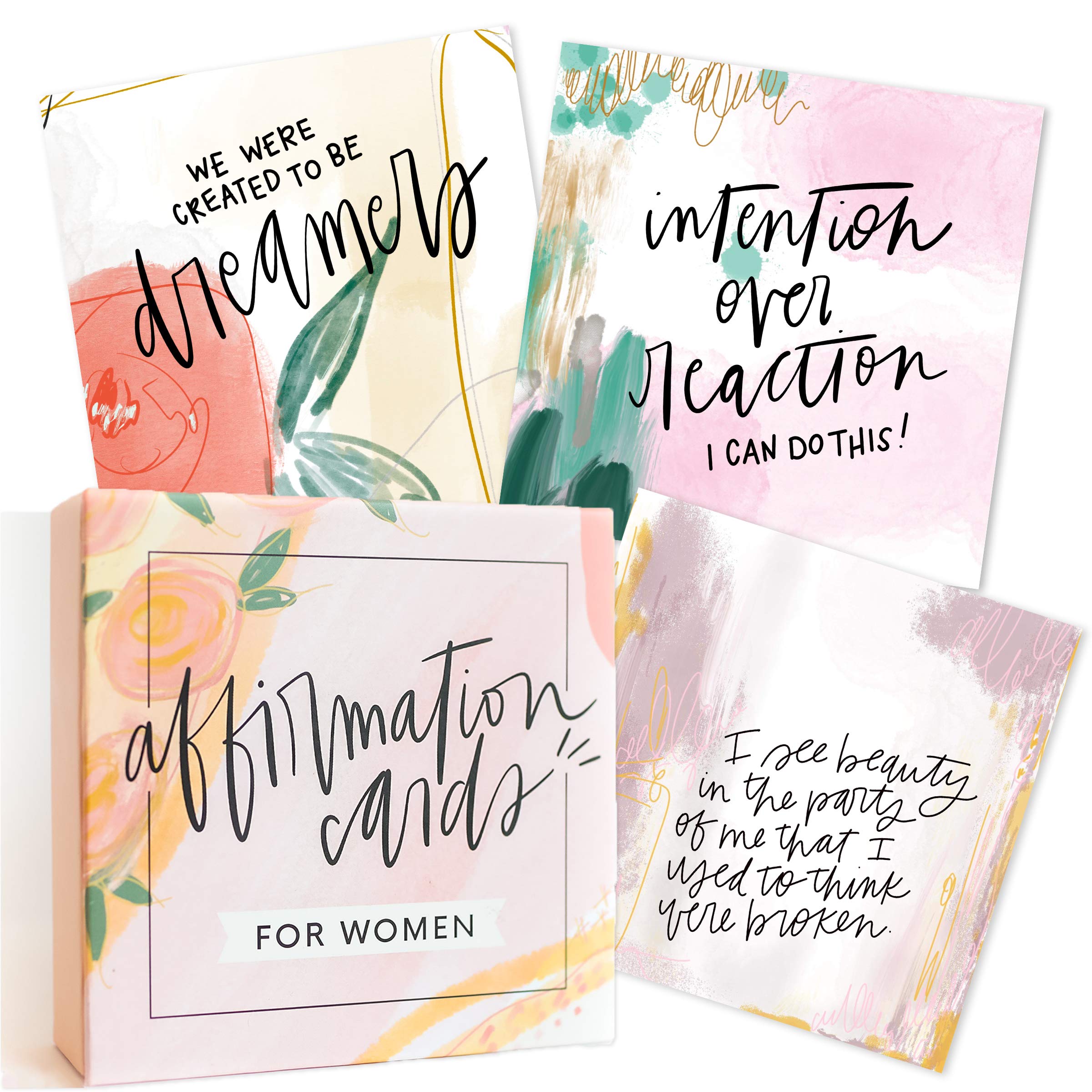 Affirmation Cards for Women: Beautifully Illustrated Inspirational Cards with Positive Affirmations to Help with Gratitude, Mind,New