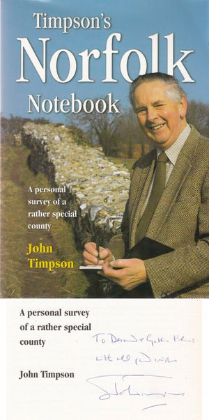 Timpson's Norfolk Notebook [OP]: A Personal Survey of a Rather Special County,Used
