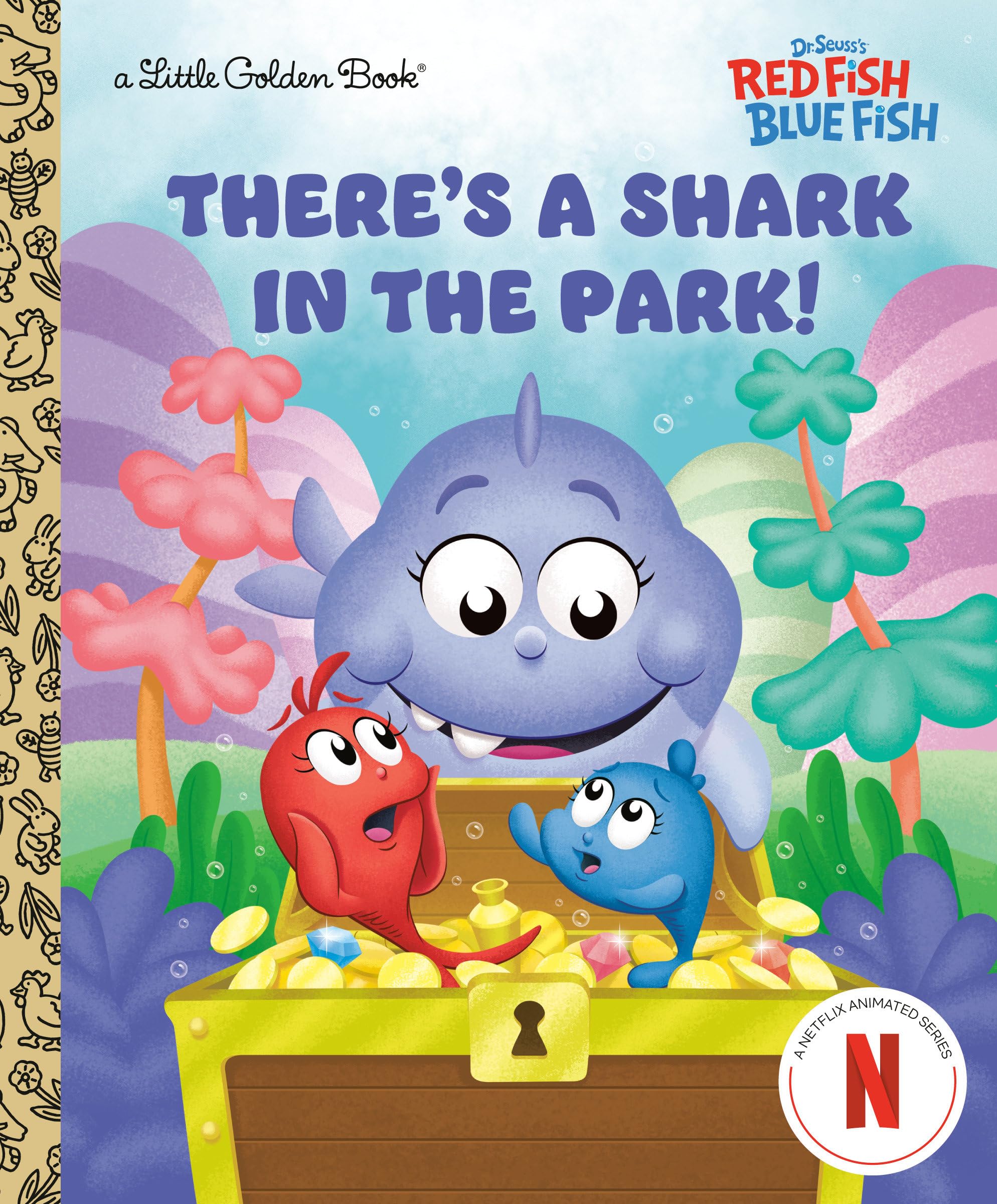 ThereS A Shark In The Park! (Dr. SeussS Red Fish, Blue Fish) (Little Golden Book)