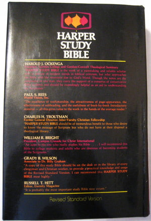 Harper Study Bible: Revised Standard Version,New