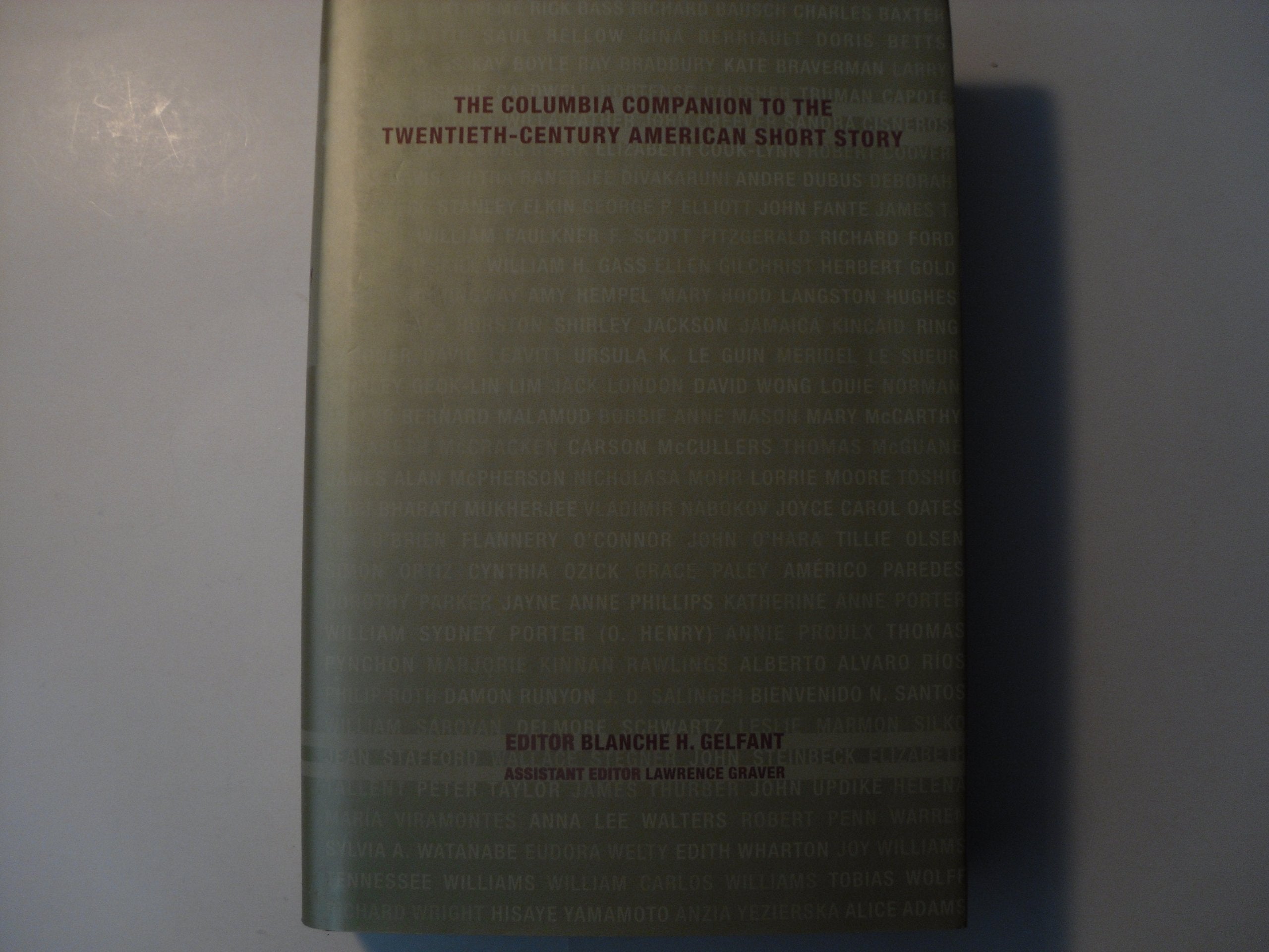 The Columbia Companion to the TwentiethCentury American Short Story,Used