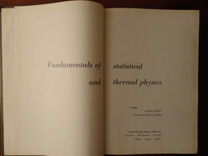 Fundamentals Of Statistical And Thermal Physics