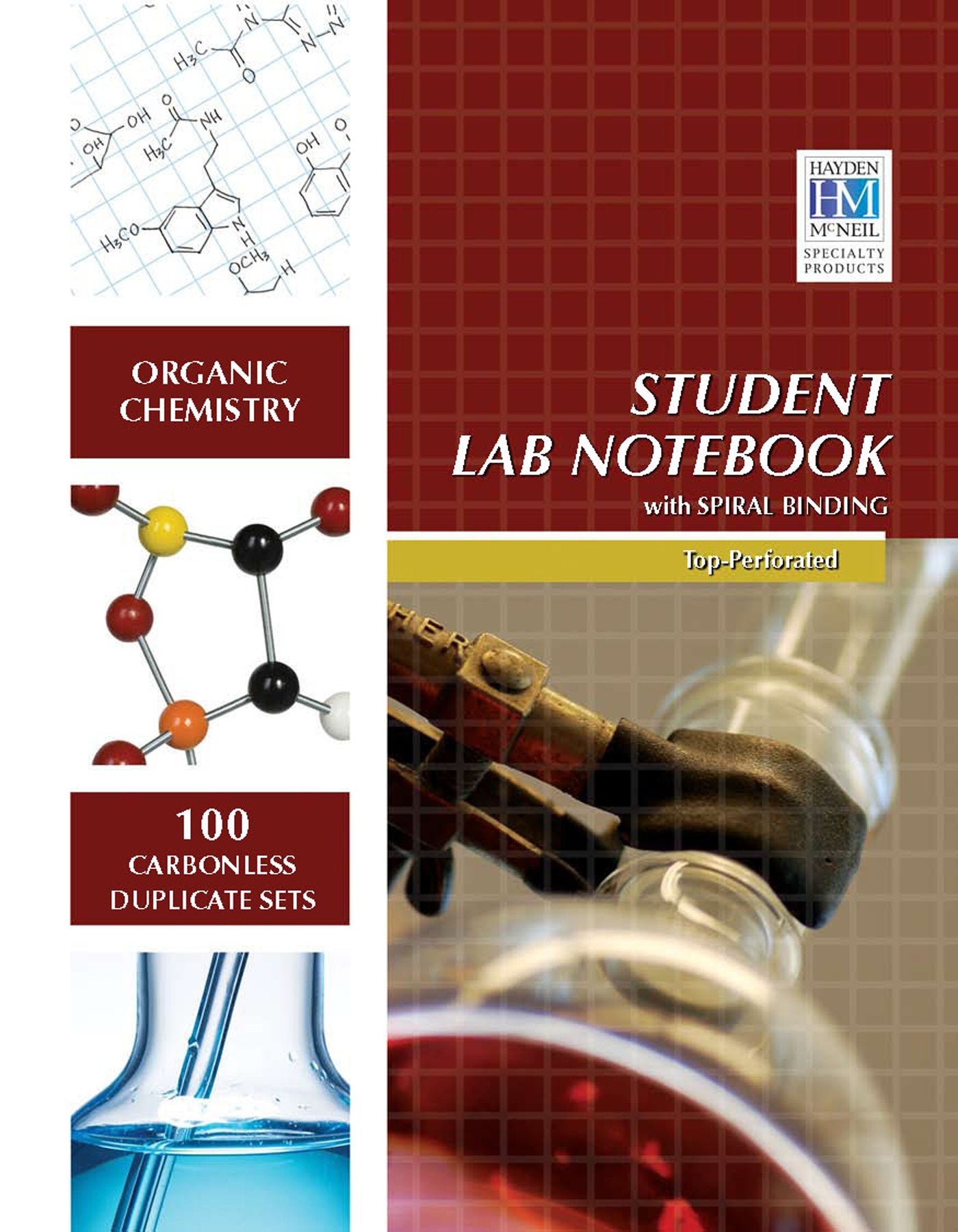 Organic Chemistry Student Lab Notebook,Used