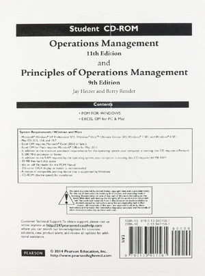 Student CD for Operations Management,Used
